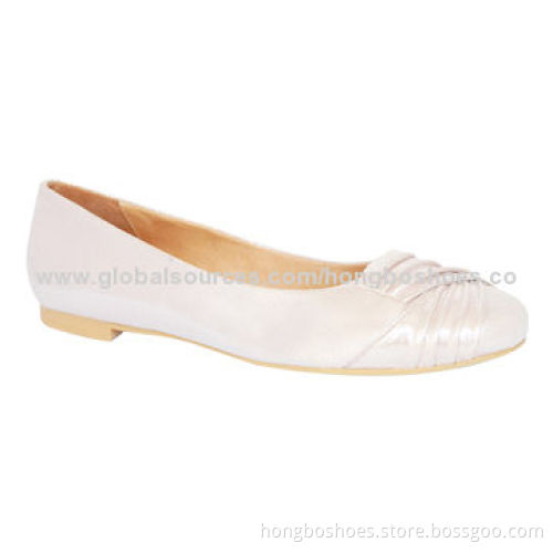 Flat Casual Leather Shoes, Flat Heel and Sole, Comfortable Women's Upper and Insole, Round ToeNew